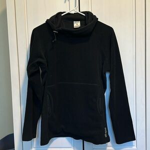 Women’s Melanzana Micro Grid Hoodie - size M, black